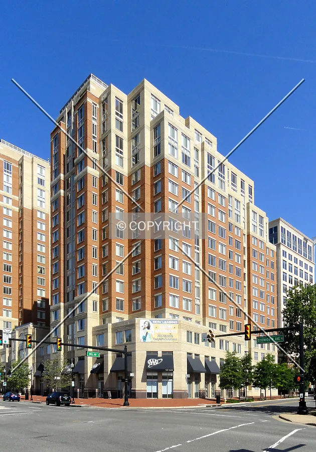 From across Eisenhower Avenue to the southeast