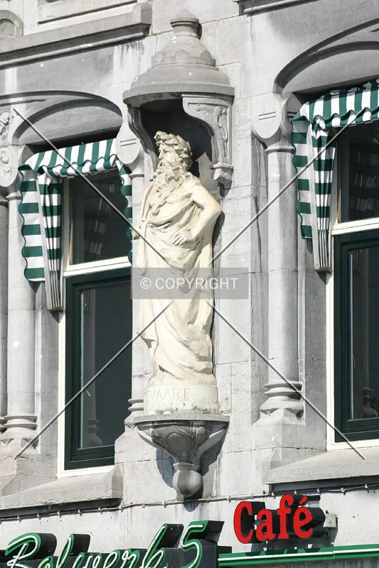 Statue near the main entrance