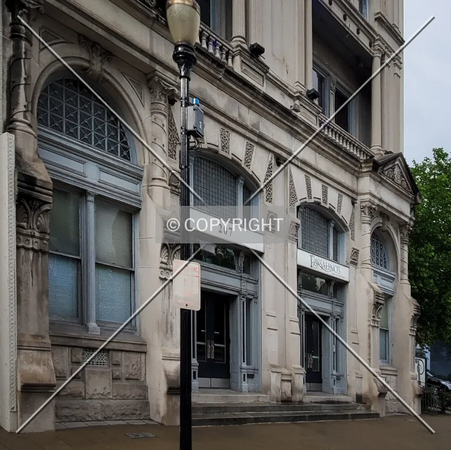 Lower floors from the southwest; May 25, 2020
