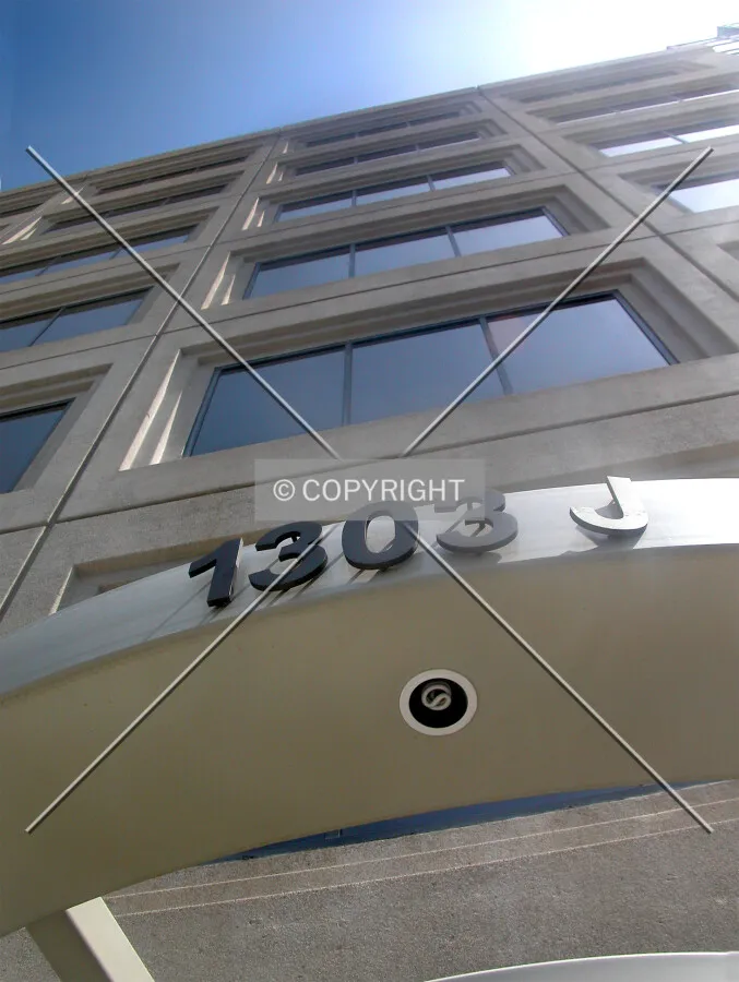 Up the north face with building sign