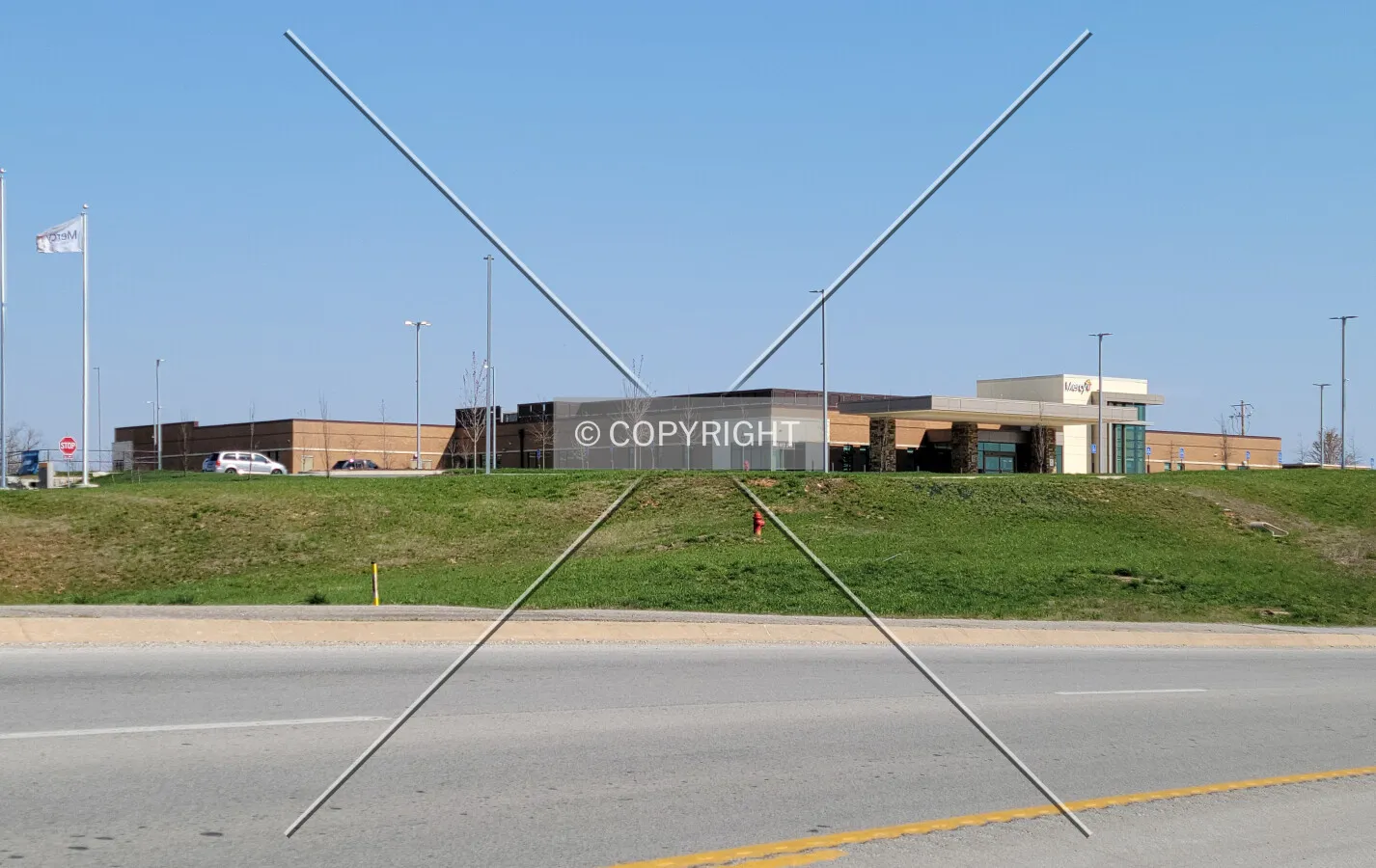 From the southwest; April 3, 2021