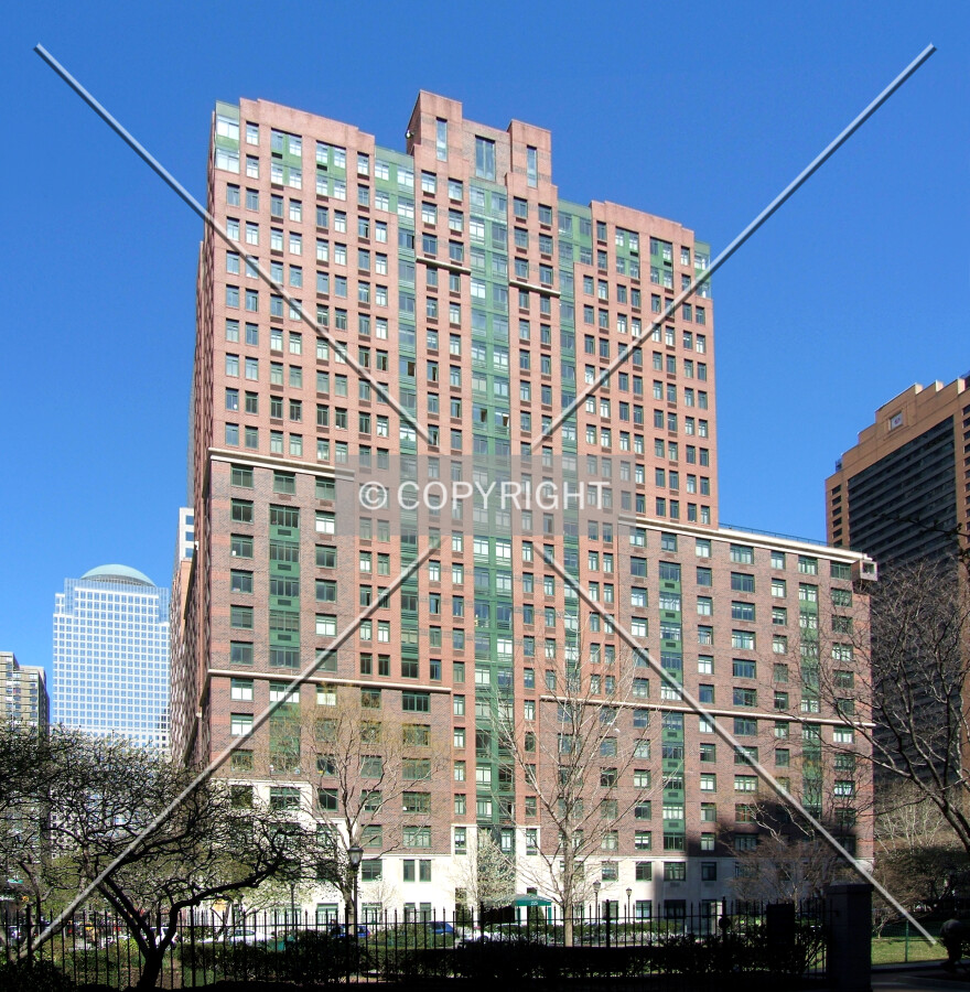 View from the southwest across Rector Park