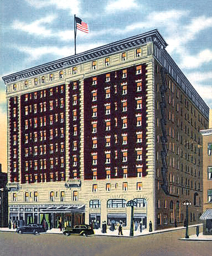 Vintage view from the northeast