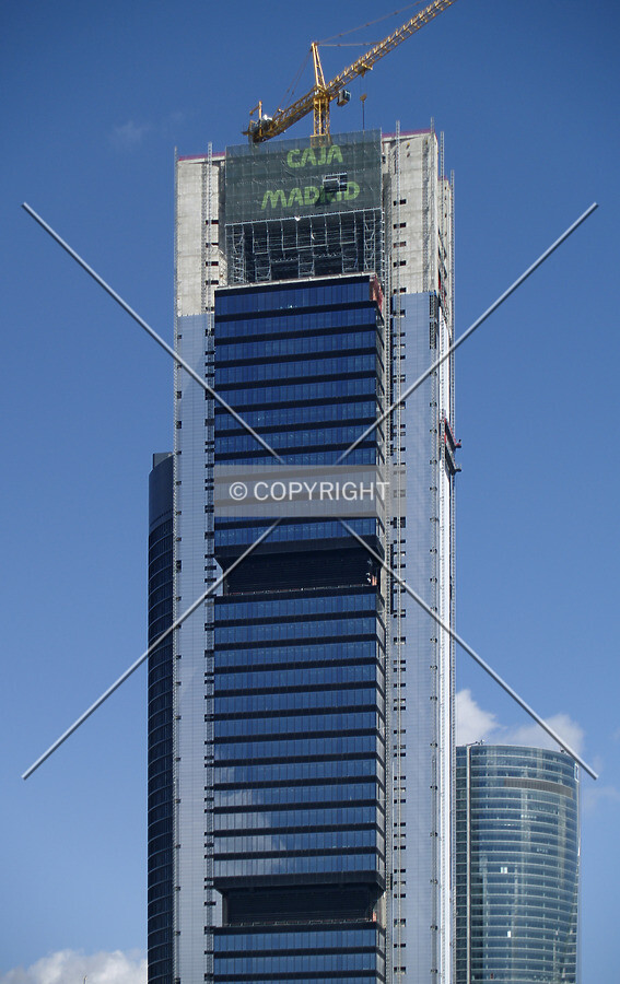 Top half seen from Paseo de la Castellana