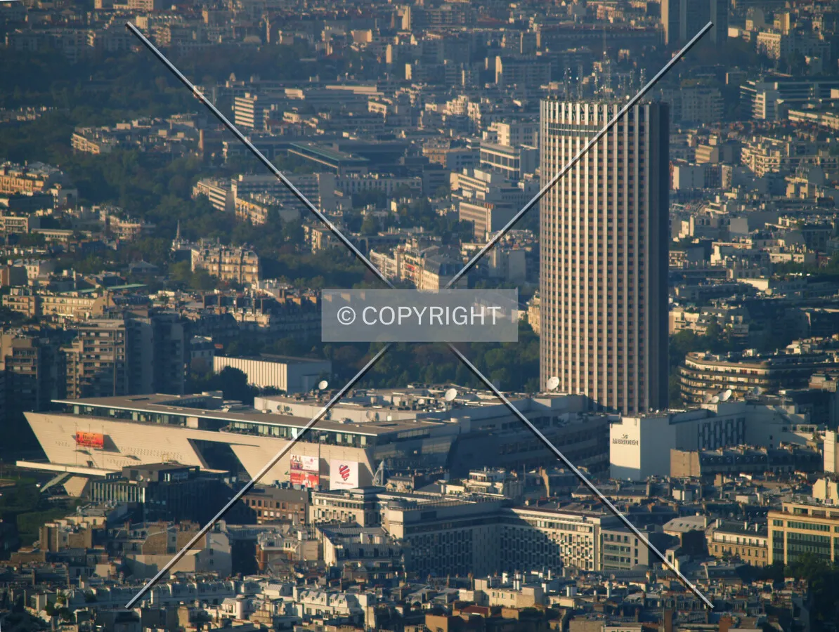 As seen from the Eiffel Tower