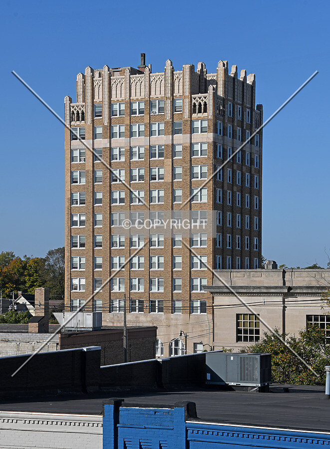 View from the northeast
