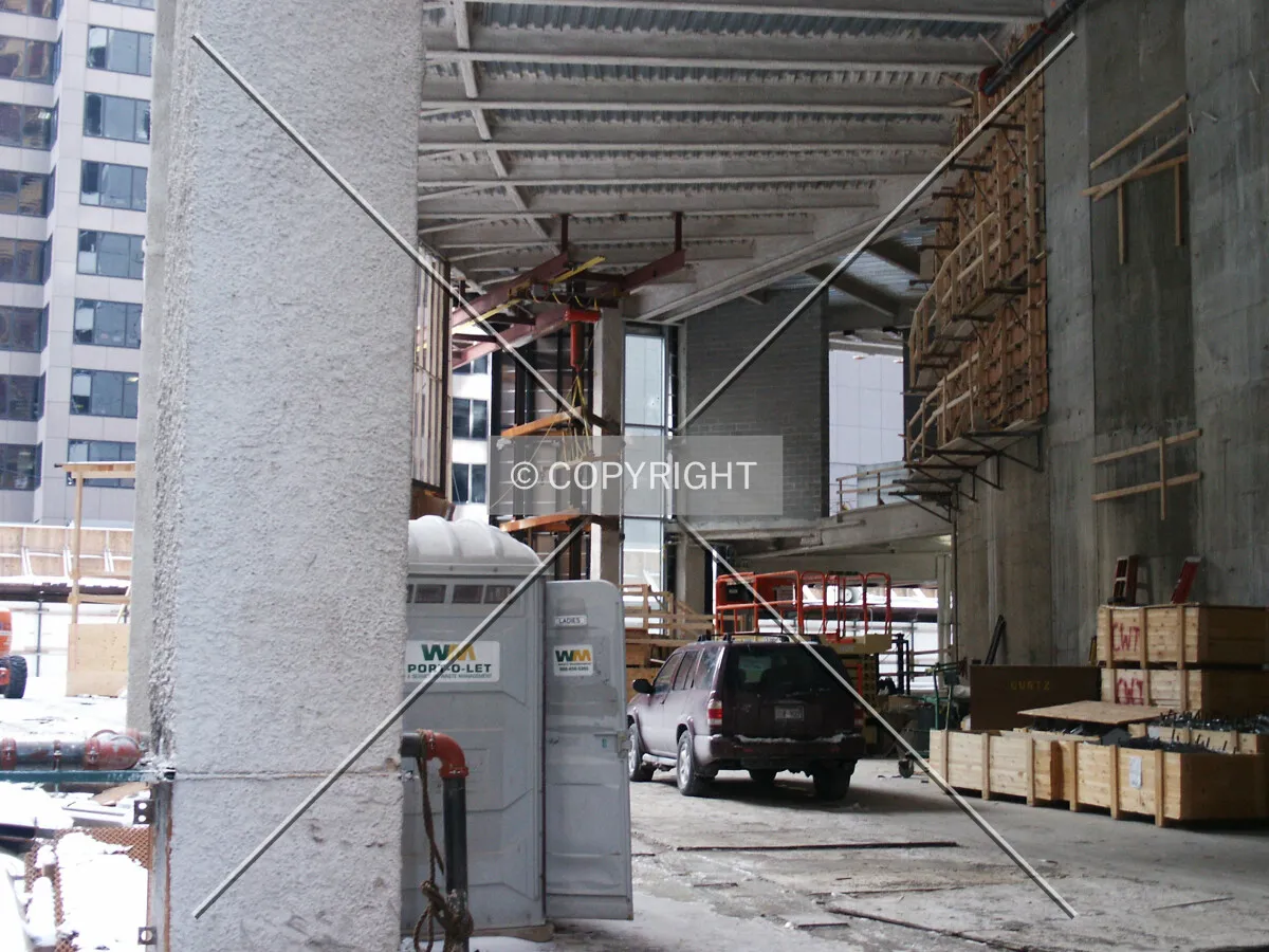 Looking through the southwest part of the lobby
