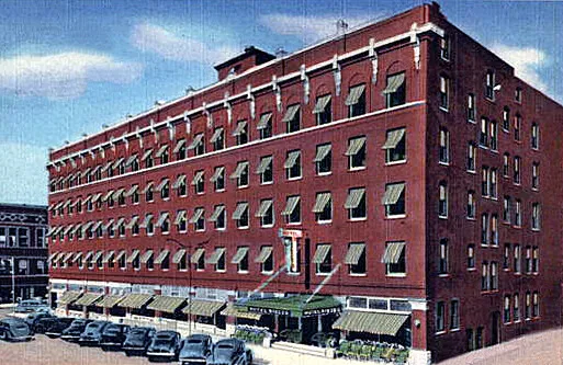 Vintage view from the southwest