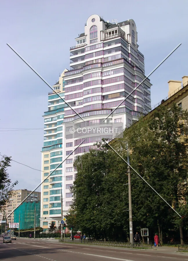 View along Marshala Biryuzova Street
