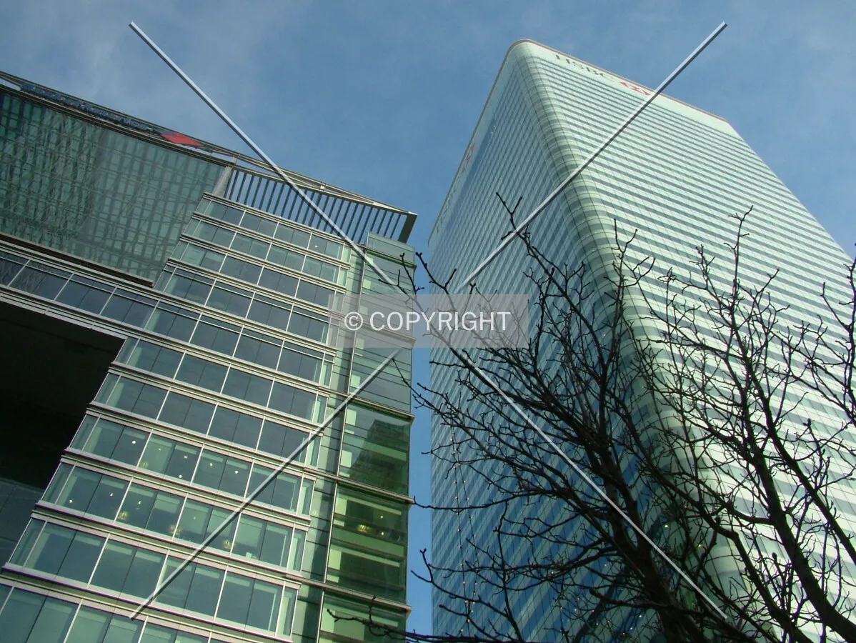 Towers rising from Canada Square