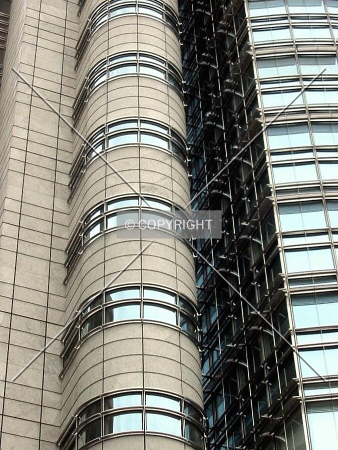 Detail of the south facade