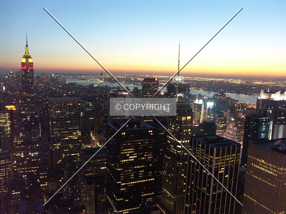 Manhattan at dusk