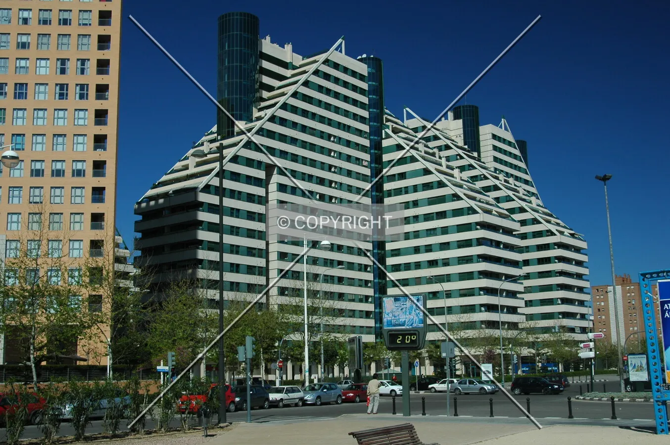 Looking from the southeast