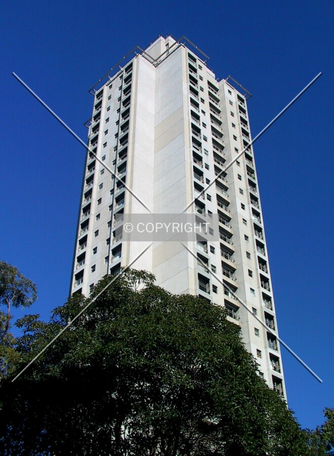 Looking up from Phillip Street