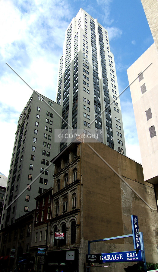 View from the southeast on Locust Street