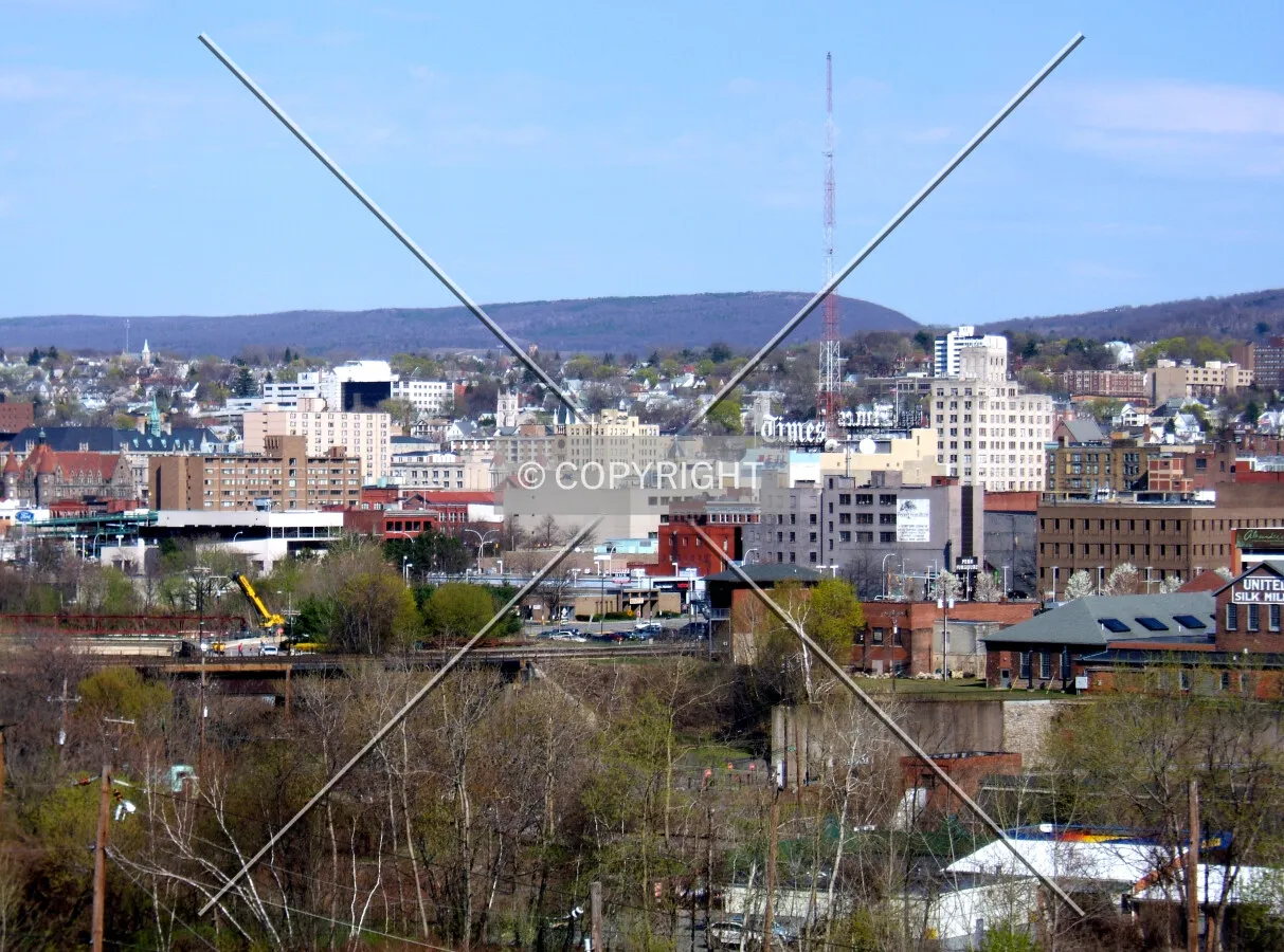 Downtown from the west