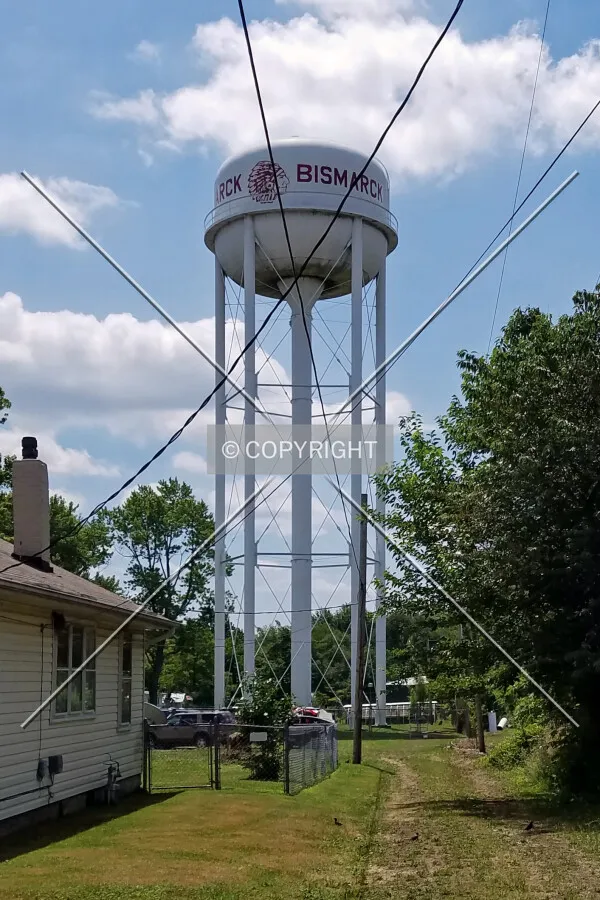 View from the northwest; July 15, 2017