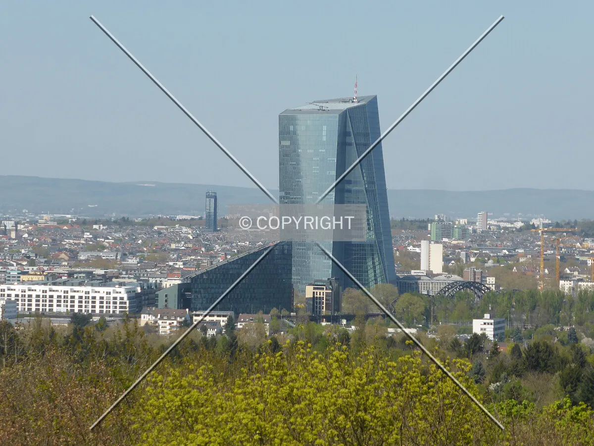 ECB Headquarters as seen from Goetheturm