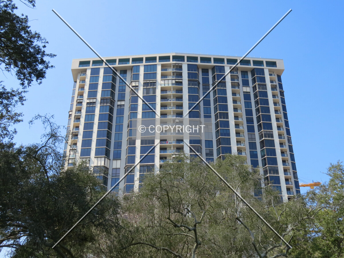 Looking up the east elevation from Pioneer Park