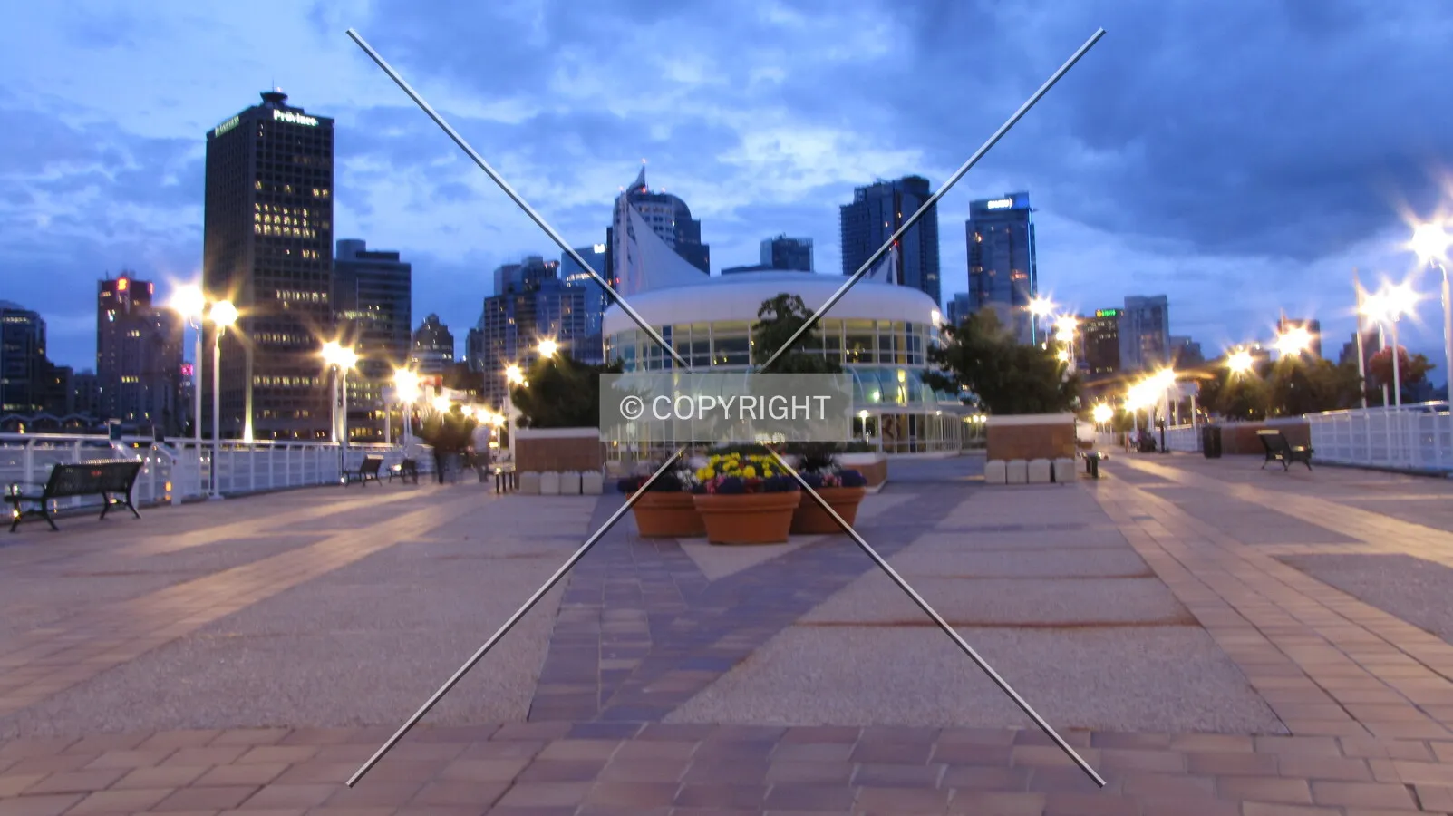 Canada Place at nigth