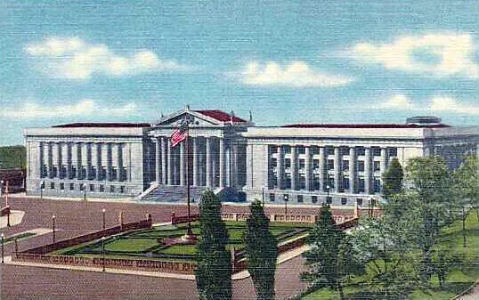 Vintage view from the northeast