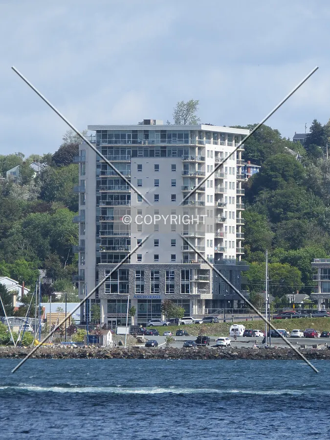 Distant view across Halifax harbour
