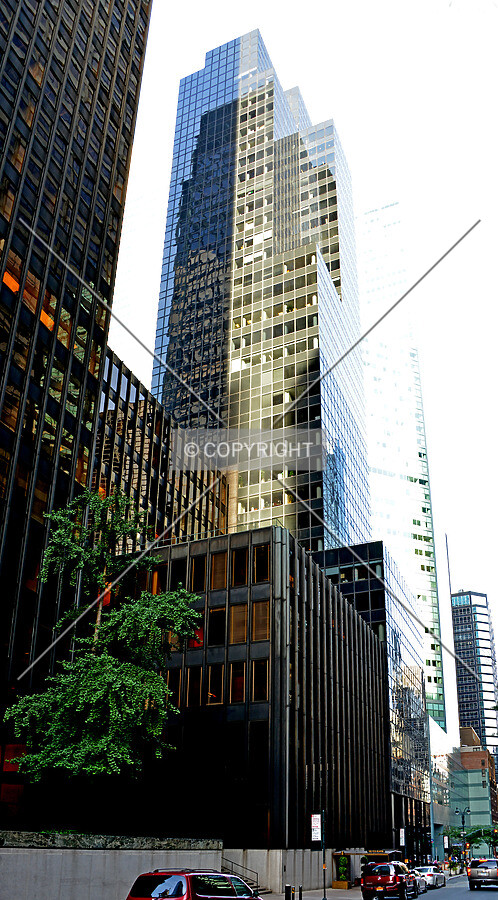 View from the northwest at Park Avenue and 52nd Street