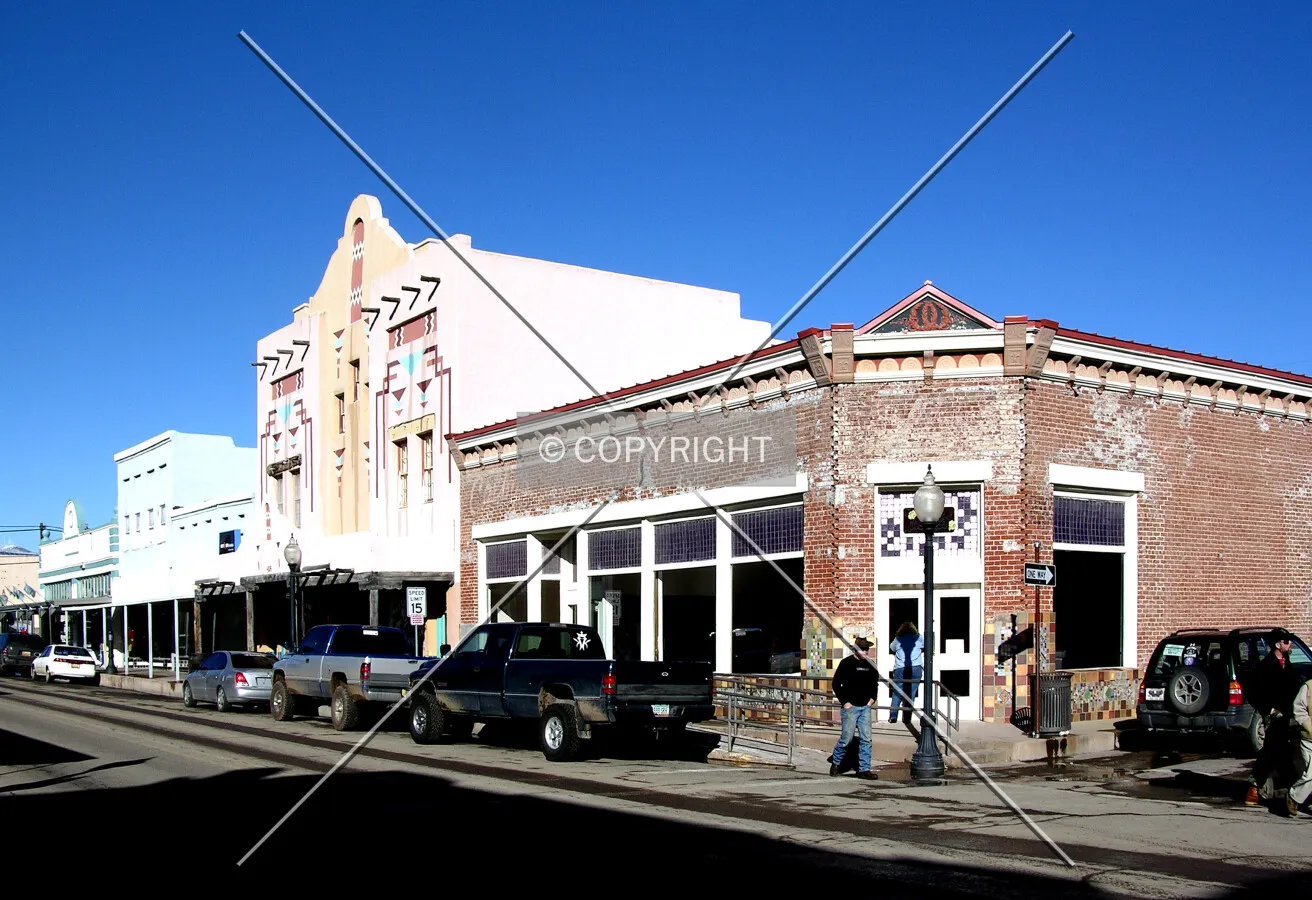 Typical downtown block
