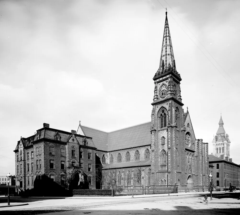 Vintage view from the southeast
