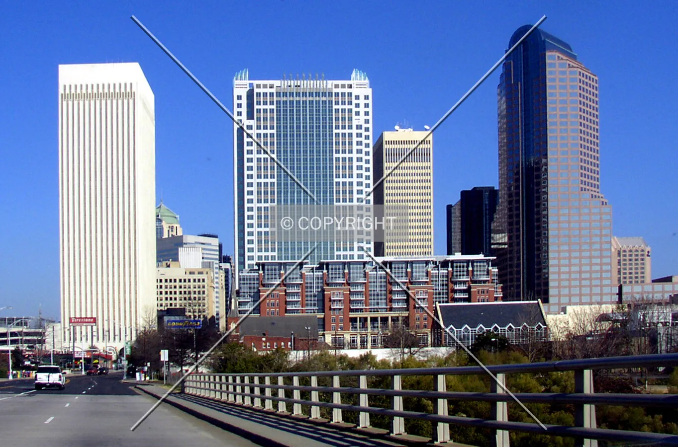 Left to right are Wachovia Center, Three Wachovia, Two Wachovia, and One Wachovia