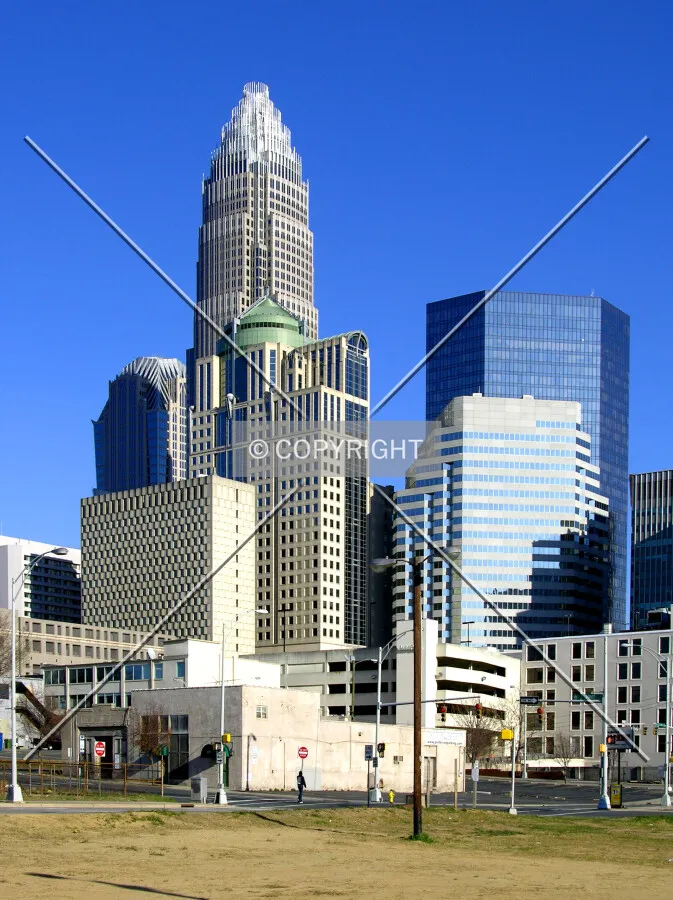 North Tryon cluster from the southwest