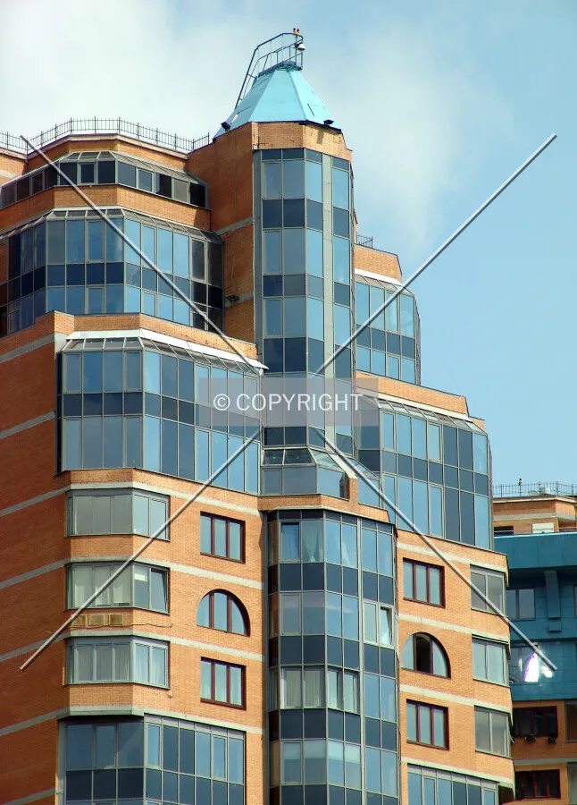 The upper floors detailed view