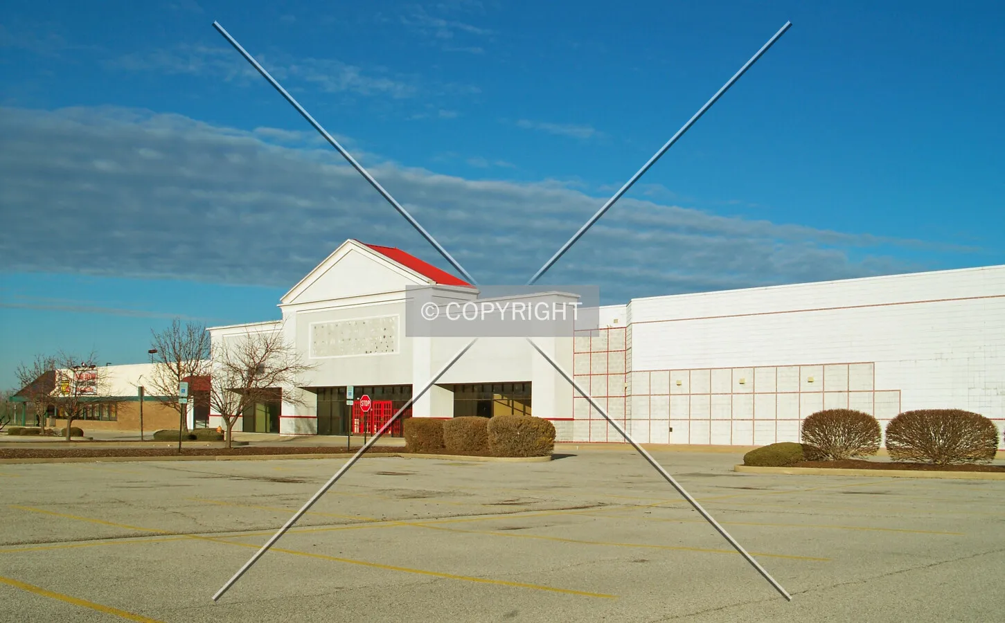View from the southwest; February 10, 2008
