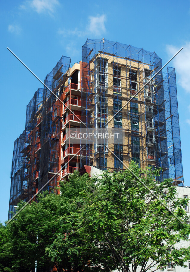 Upper floors from the east