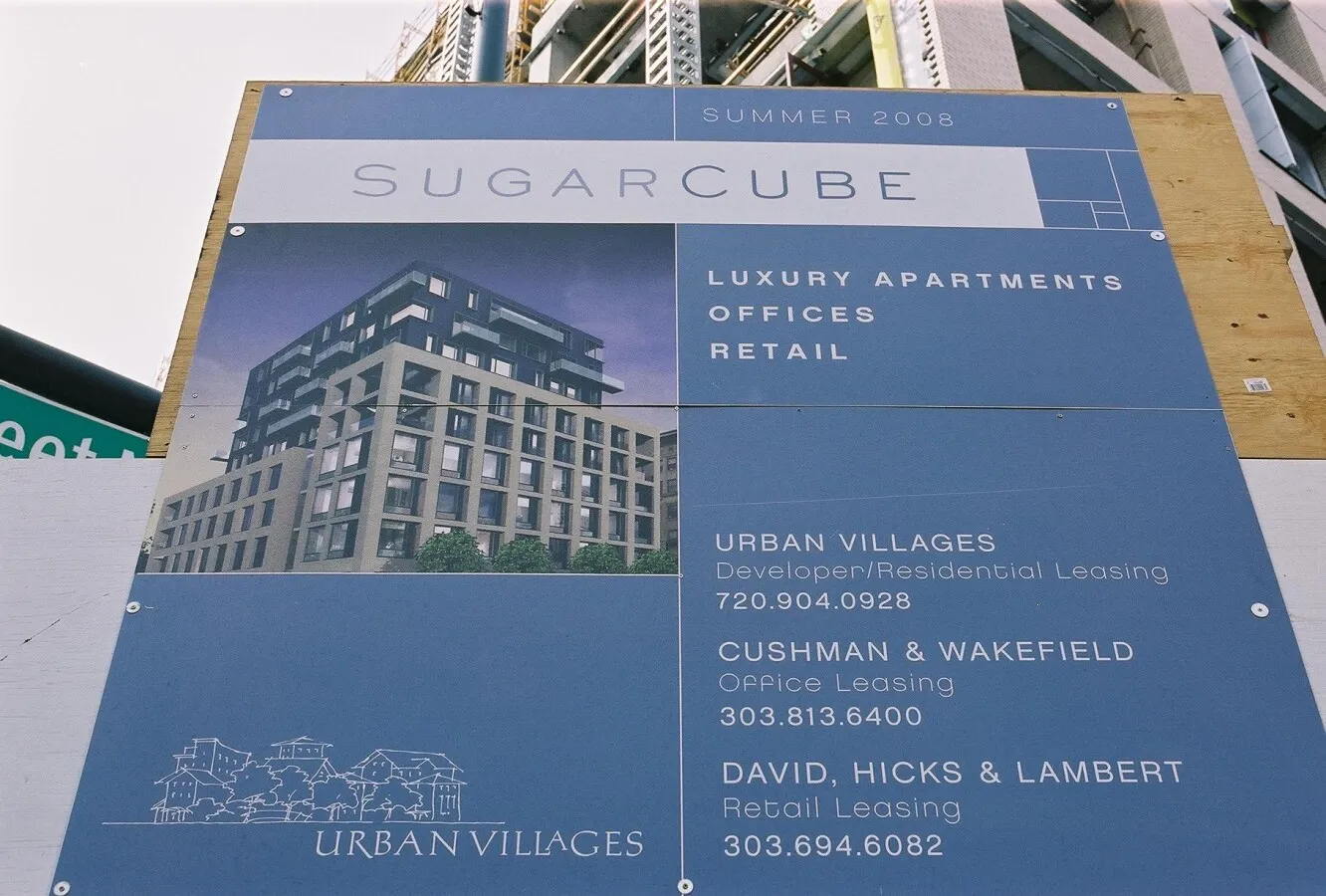 Construction signage
