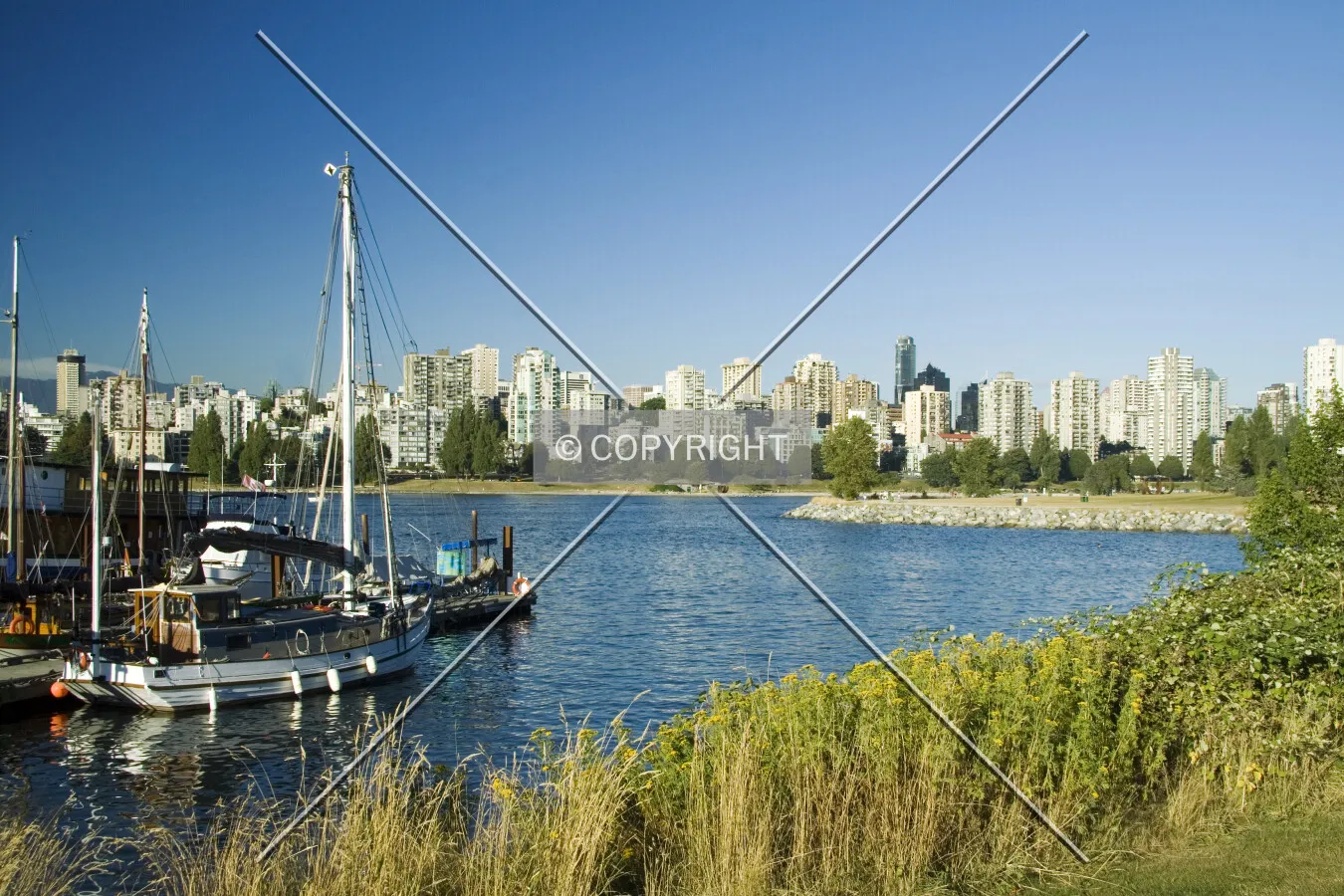 Skyline from Vanier park