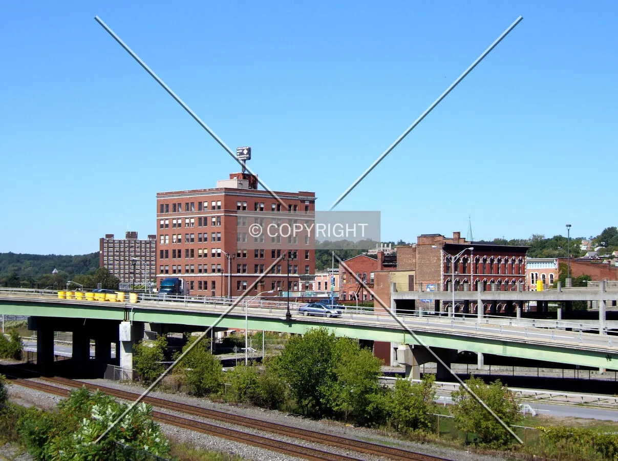 Downtown from the south