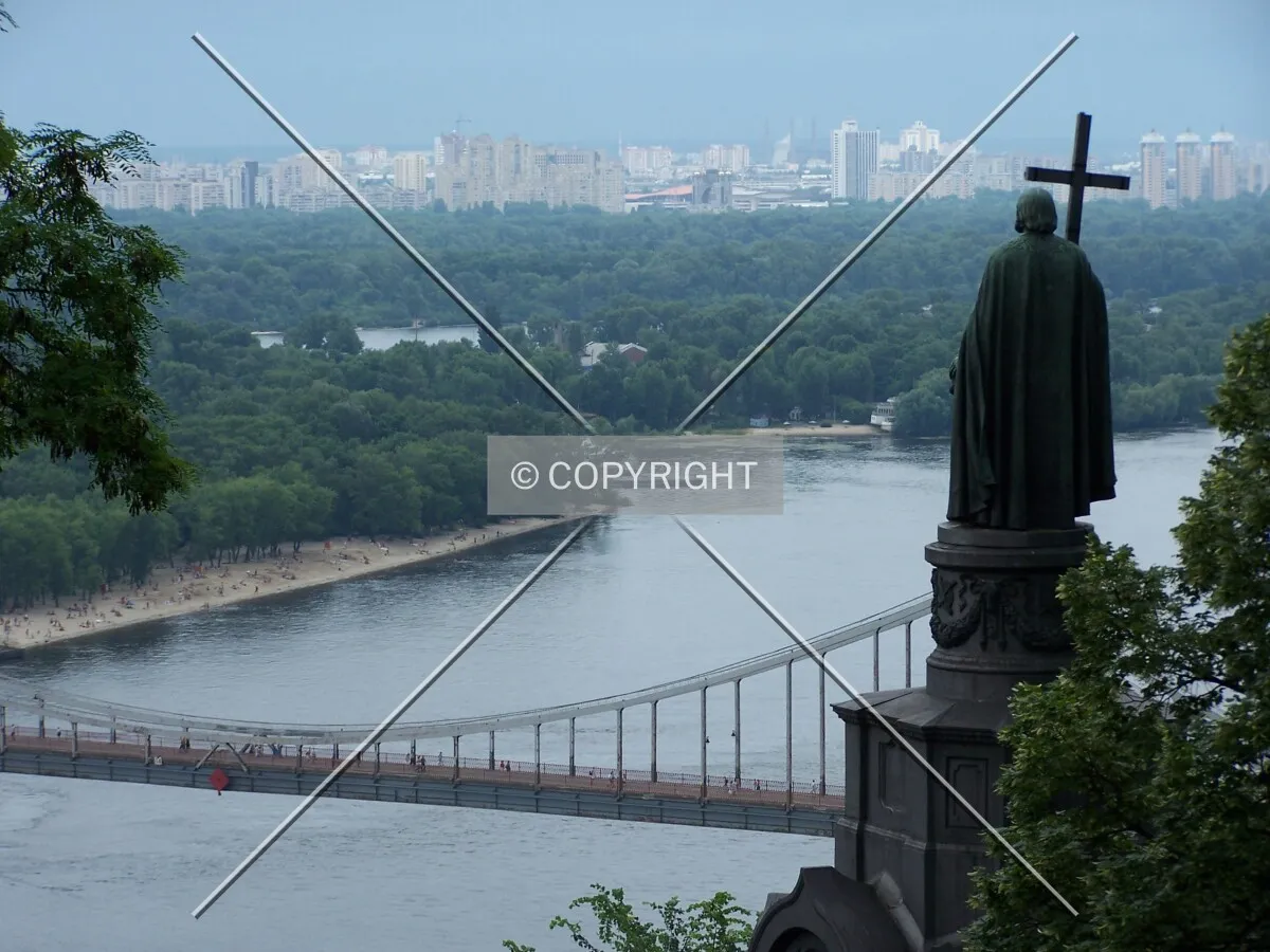 View across the Dnipro
