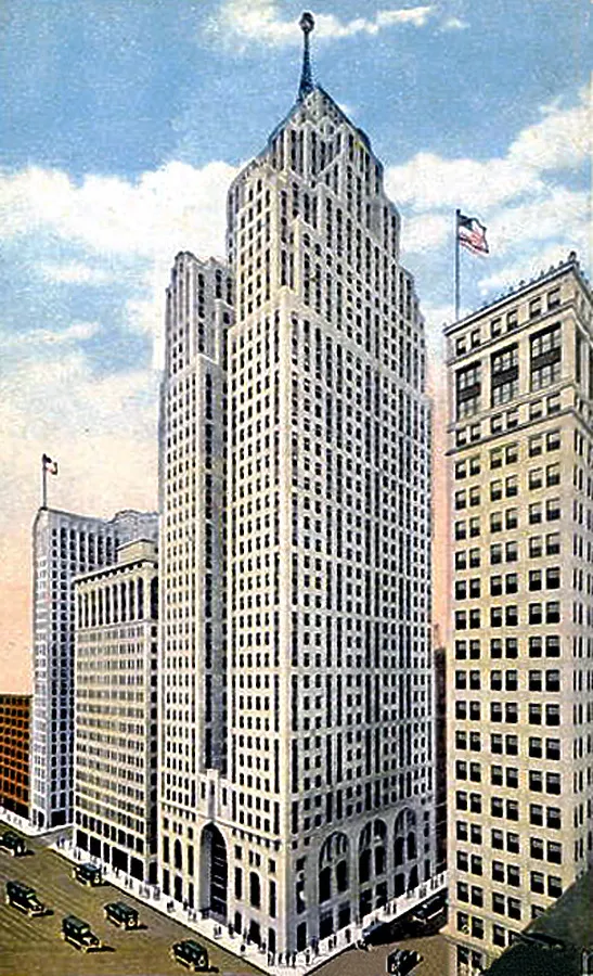 Vintage view from the north