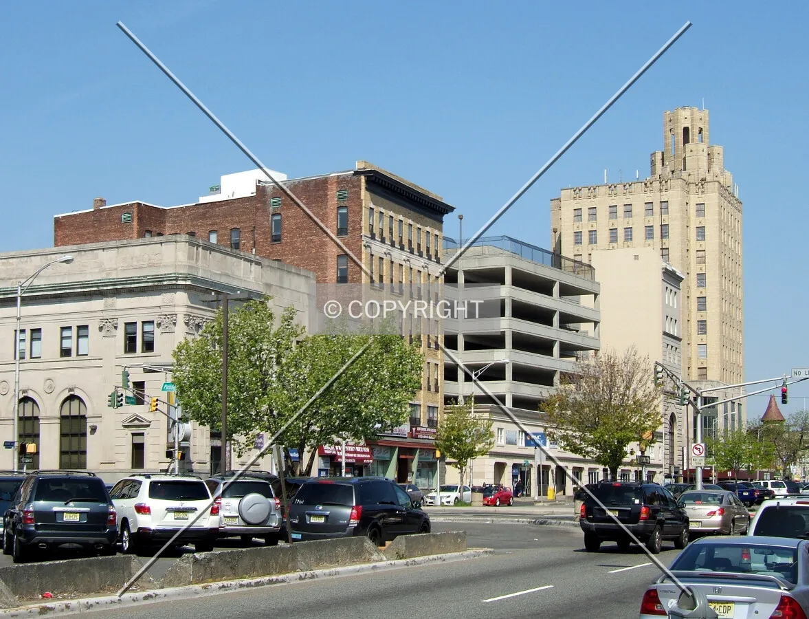 View from the southeast along Main Avenue