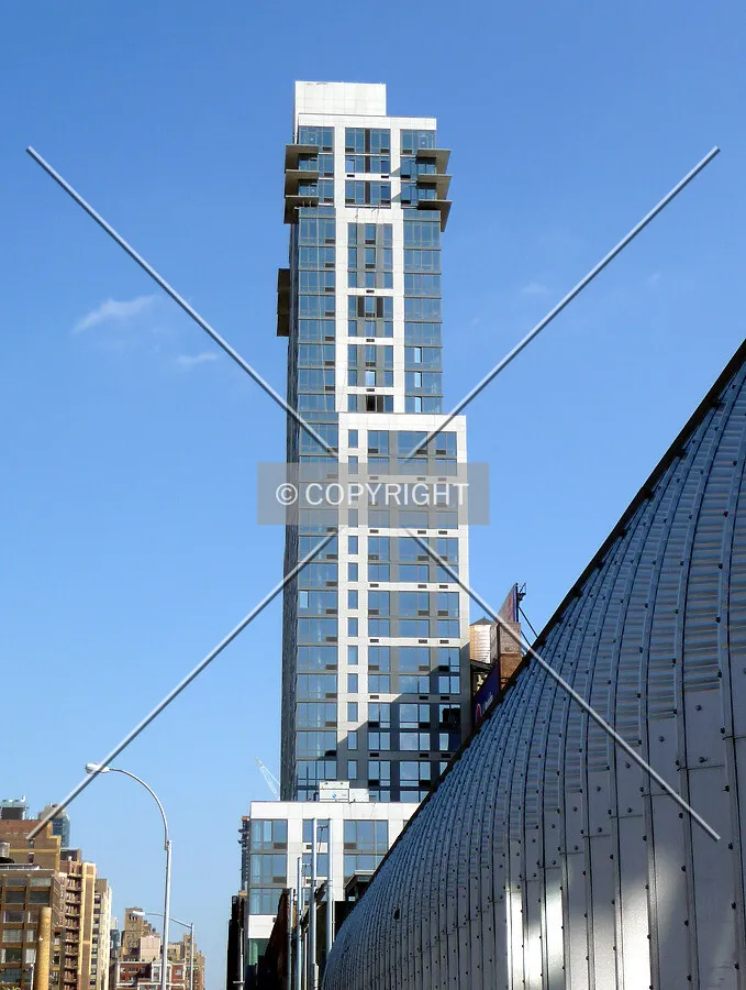 View from the northwest along West 30th Street