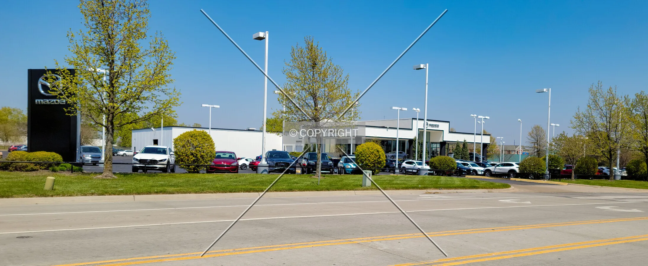 From the southwest; April 24, 2021