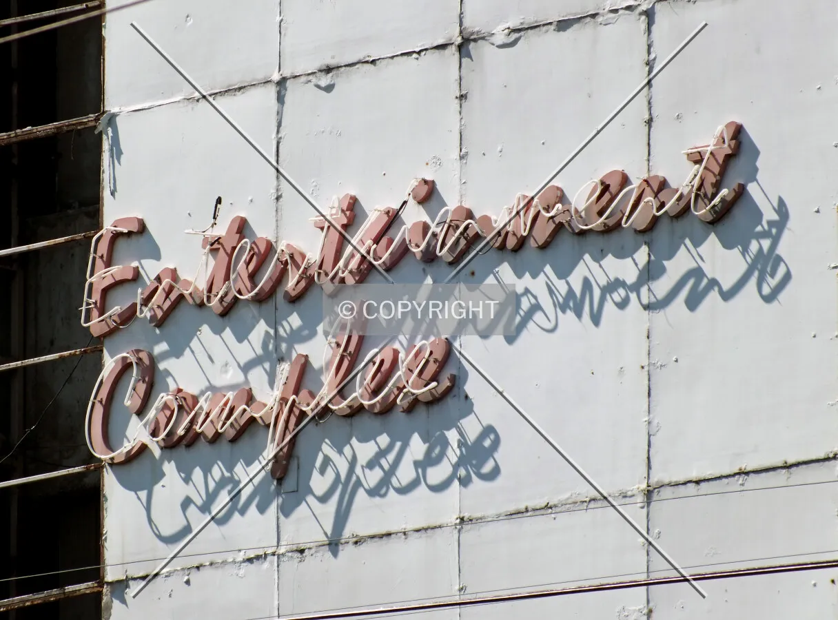 View of the signage