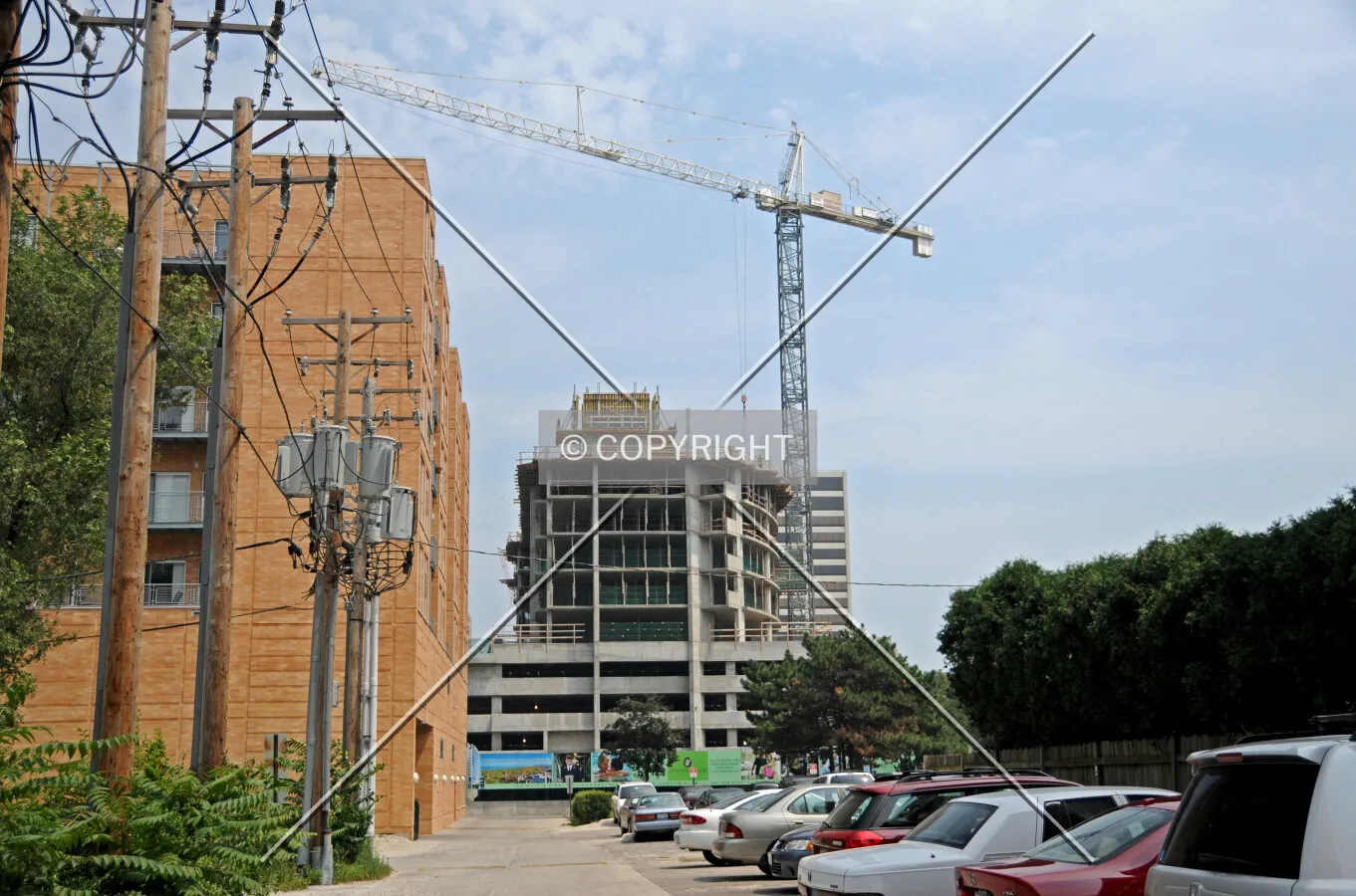 View from the west