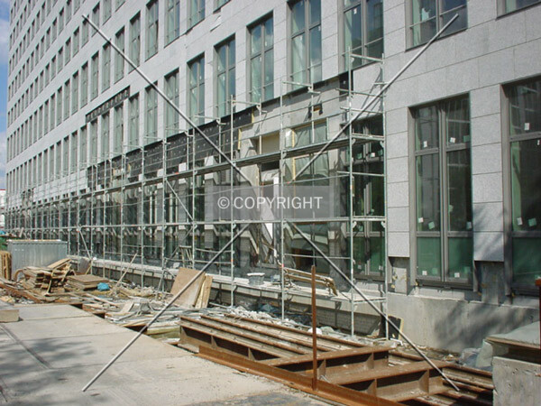 Facade on the left side