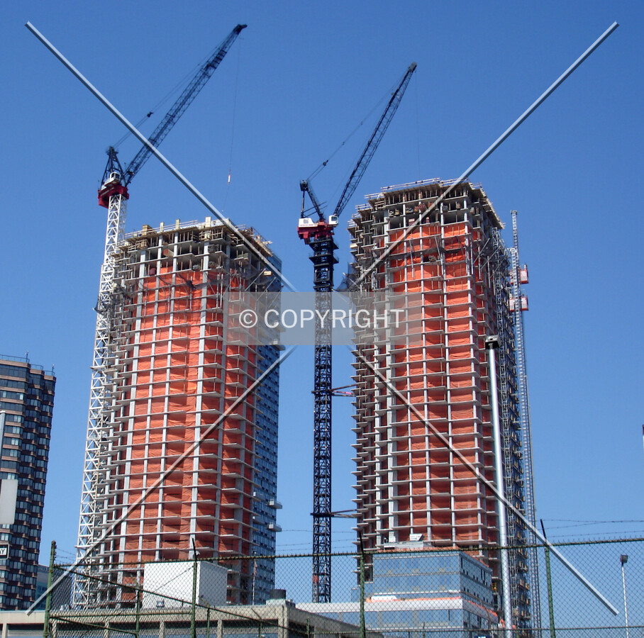 With Tower 2 on the left