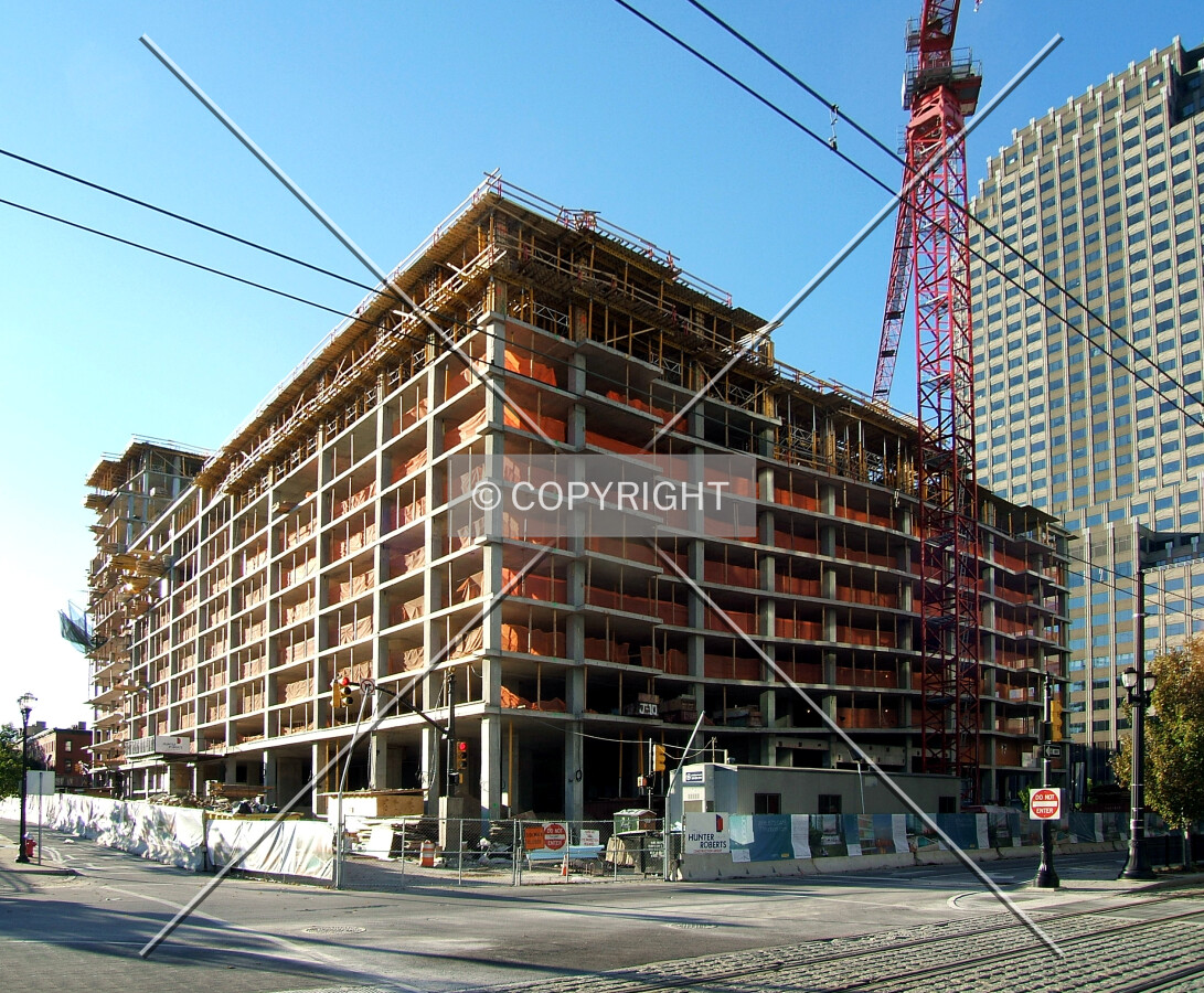 View from the southeast at Sussex and Hudson Streets