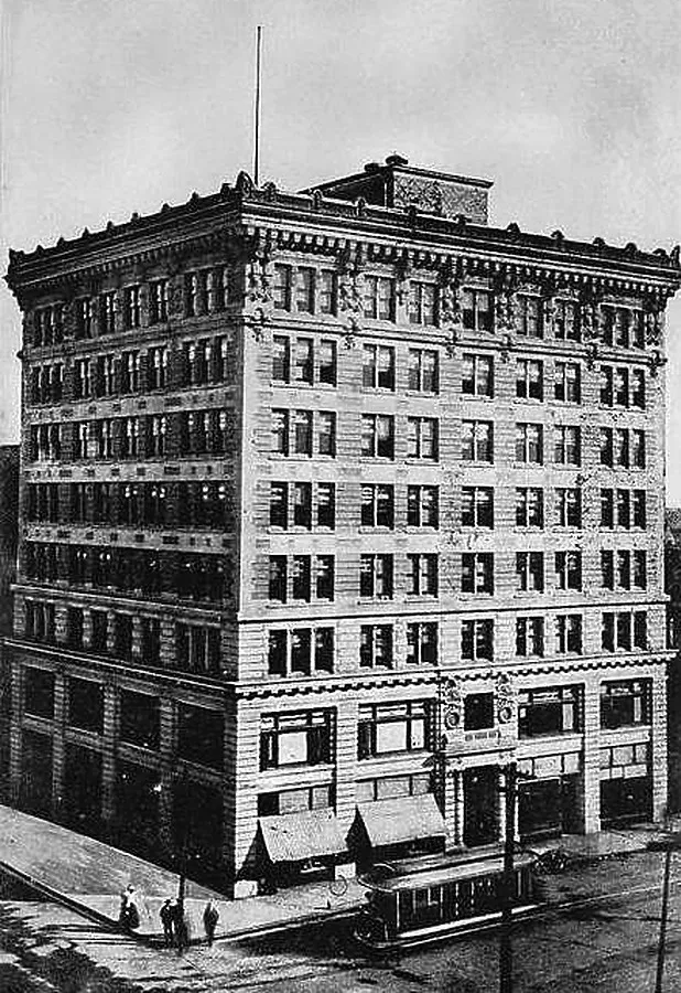 Vintage view from the northwest