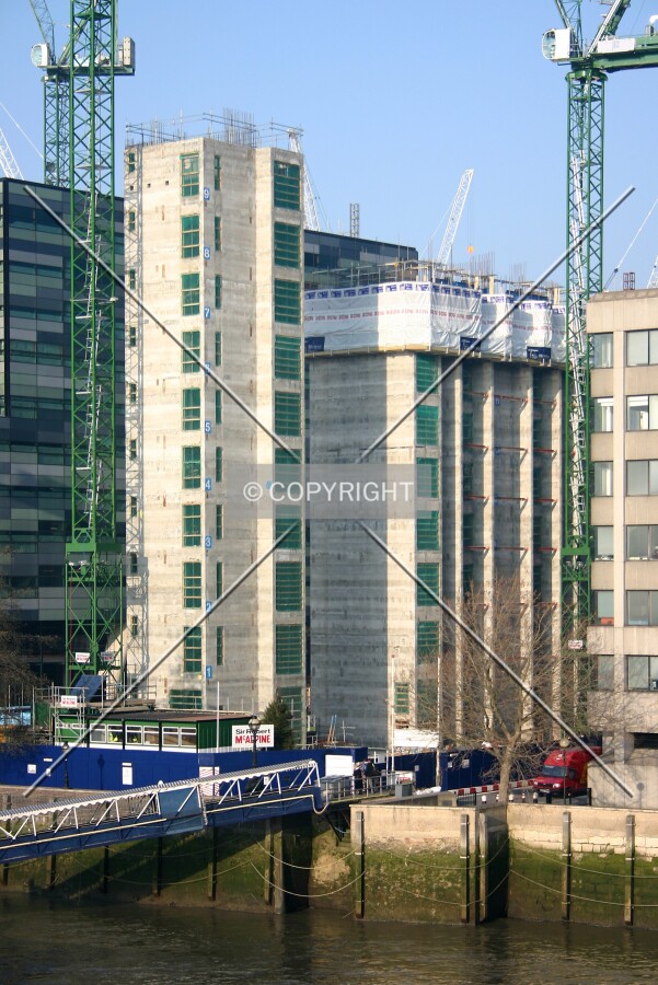 View northwest from London Bridge