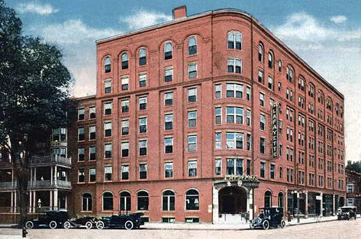Vintage view from the northeast